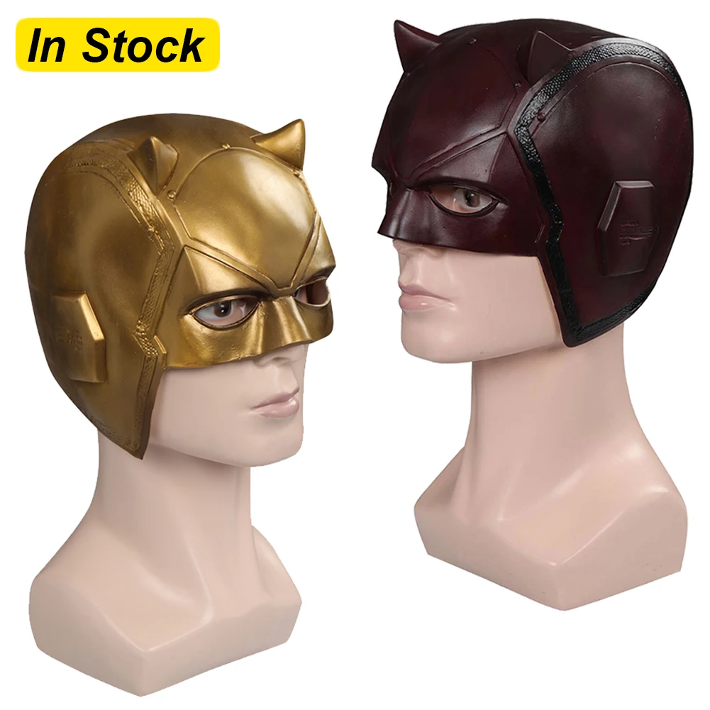 Fancy Dress Matt Murdock Mask For Men Superhero Dare Cosplay Devil Costume Accessories Halloween Masquerade Full Face Helmets