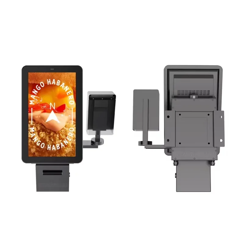 Service Payment Checkout Kiosk Outdoor Waterproof Fast Food Ordering Machine Food Order Terminal Self