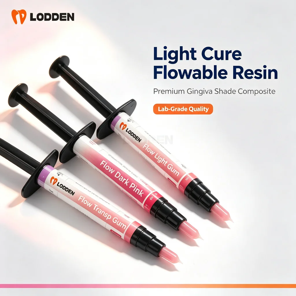 Lodden 5g Dental Light-Cured Flowable Composite Resin Gingival Filling Material for Crown Bridge Veneer Dental Lab Consumables