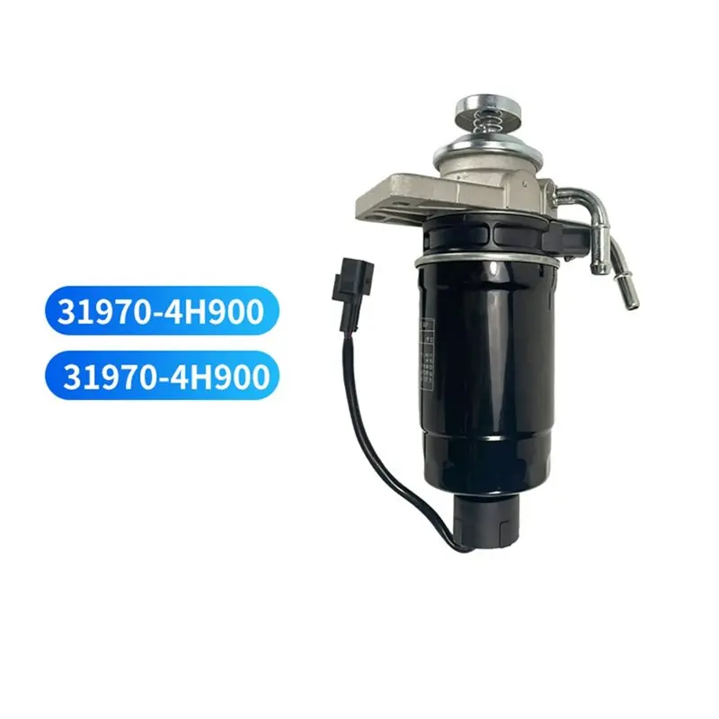 Classic-For Grand Starex H1, TQ) D4CB, G4KE, L4KB Compatible 319704H900, 31970-4H900 Diesel Fuel Filter& Primer Pump