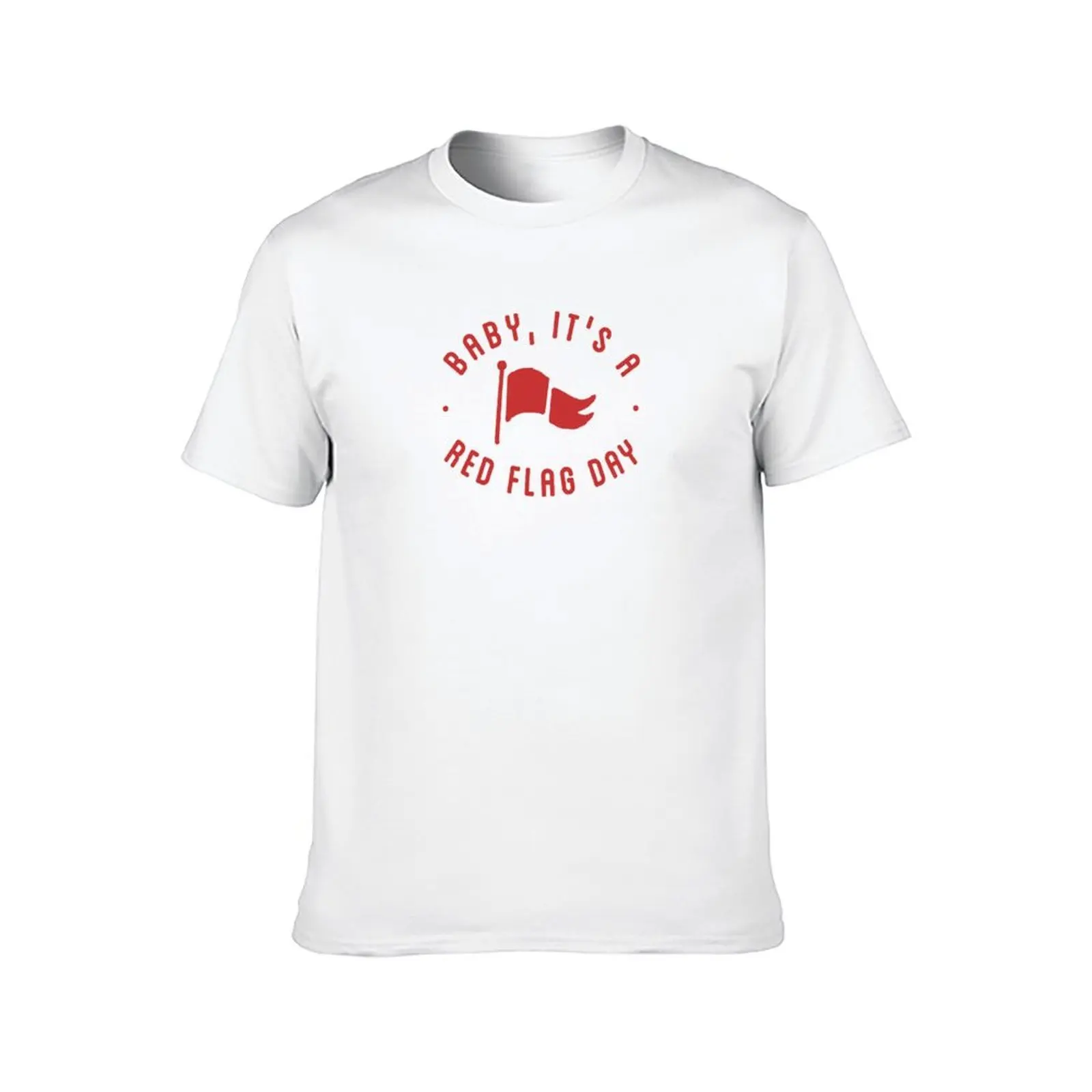 Red Flag Day (light) T-Shirt man t shirts graphic cotton t shirt pack T-Shirt