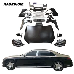 Accessori per auto aggiornamento W221 ai kit carrozzeria W223 per Mercedes Benz classe S W222 lifting al 2021 Maybach Model Look