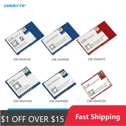 Transmissor Bluetooth Receptor IPEX PCB, E28-2G4M12S RoHS 2.0 SX1281 LoRa 2.4GHz 12.5dBm SPI Módulo IoT, GFSK FLRC