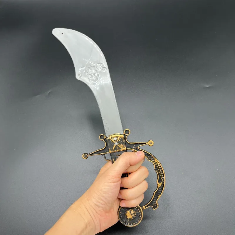 Cuchillo pirata de 32cm/12,6 pulgadas, modelo de Anime, accesorios de plástico, periféricos de Cosplay, juguete para exteriores de Halloween, adornos coleccionables, manualidades, regalo