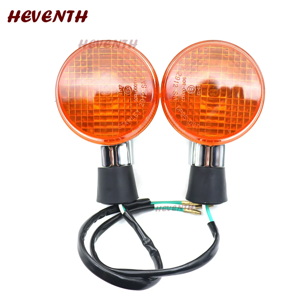 Motorcycle Front Rear Lamp Turn Signals Flasher Indicator Chrome For Honda Shadow 400 750 VT750  VT400 2004-2007