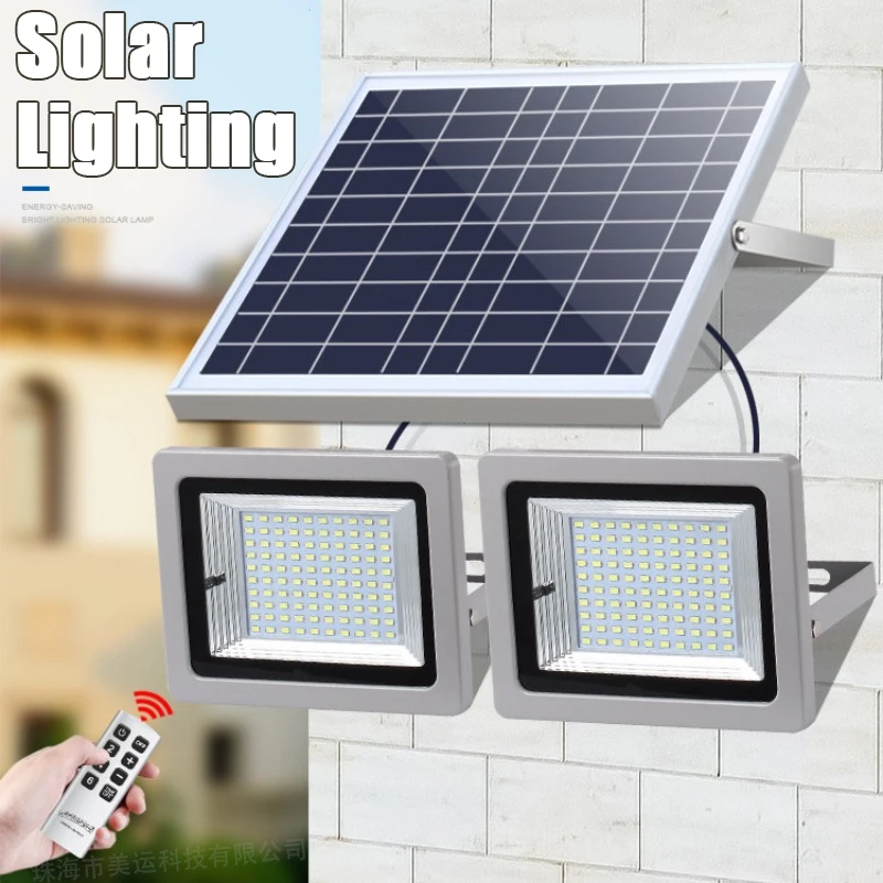 

Outdoors Wholesale Lightings Of Household LED luz Solar Garden Lights Yards Waterproof Street Wall Lamps New Energys Floodlights