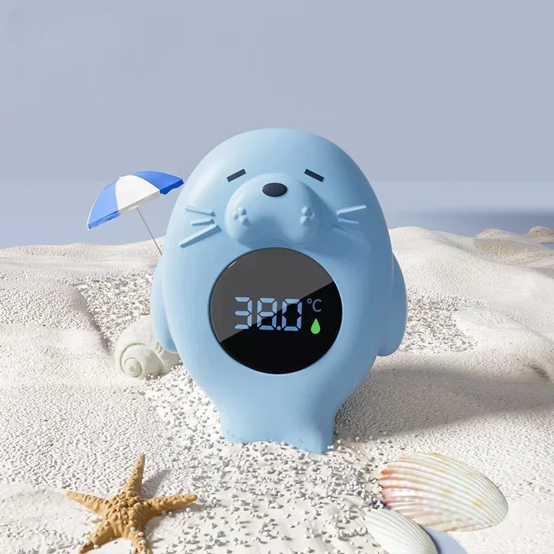 Mini LED Screen Multifunctional Bathtub Water Temperature Electronic Floating Pool Starfish Digital Toy Household Thermometer