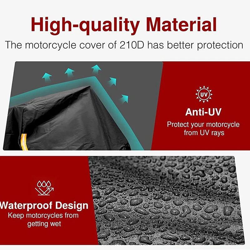 For KTM Ready to Race Adv Duke 390 690 790 890 1190 Rc Motorcycle Cover Waterproof Outdoor Scooter UV Protector Dust Rain Cover image 5