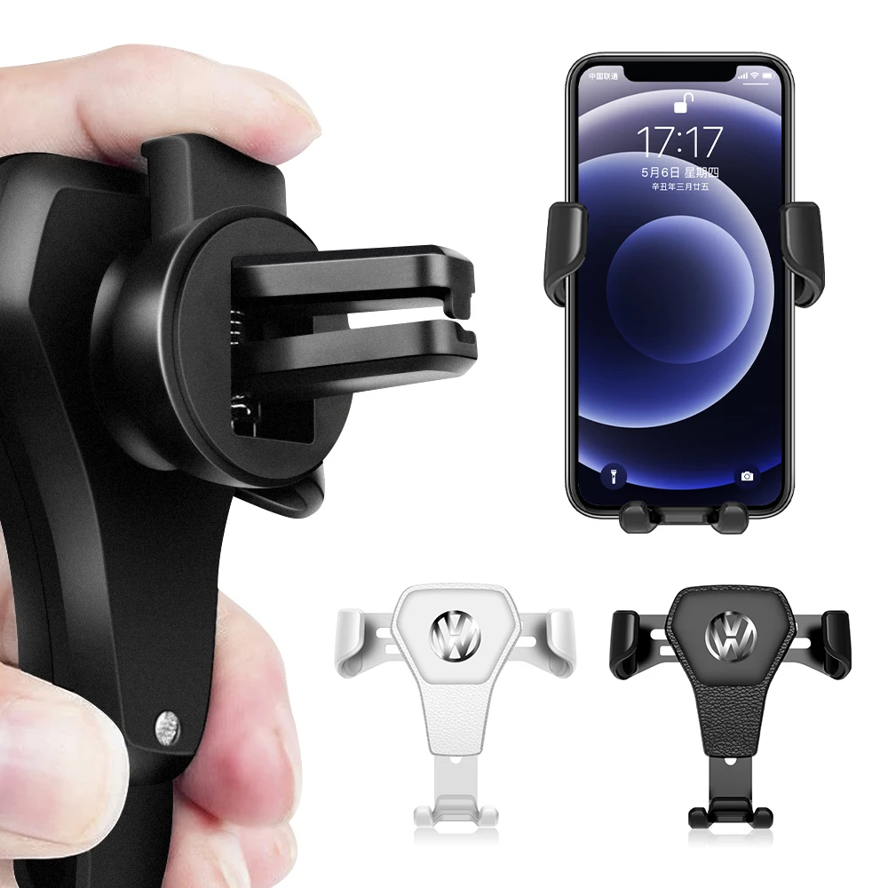 Phone Holder Universal Handle Phone Holder Mobile Shockproof Bracket For Volkswagen VW Golf 4 6 7 GTI Tiguan Passat B5 B6 Caddy