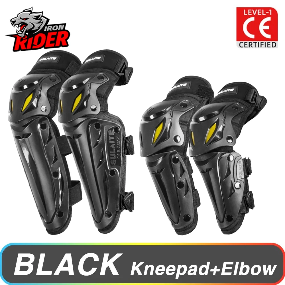 Motorcycle Knee And Elbow Pads Outdoor Sports Protective Equipment Anti Fall Anti Scratch Wear-resistant Knight Protective Gear