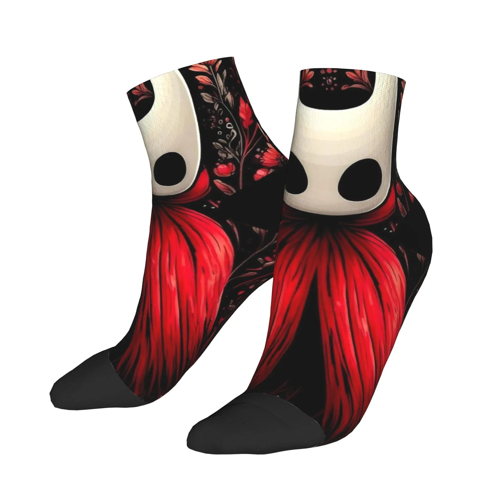 Полые рыцарские носки до щиколотки в маске, модные повседневные носки с принтом, летние нескользящие качественные мягкие носки для скалолазания для мужчин