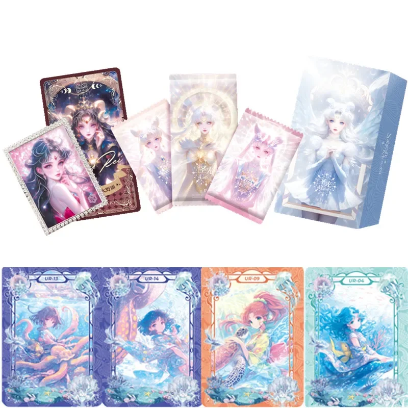 Sailor Moon Card Holy Light Revelation 4 Holy Light Series Rare Anime Character Collection Card Kids Toy Christmas Birthday Gift