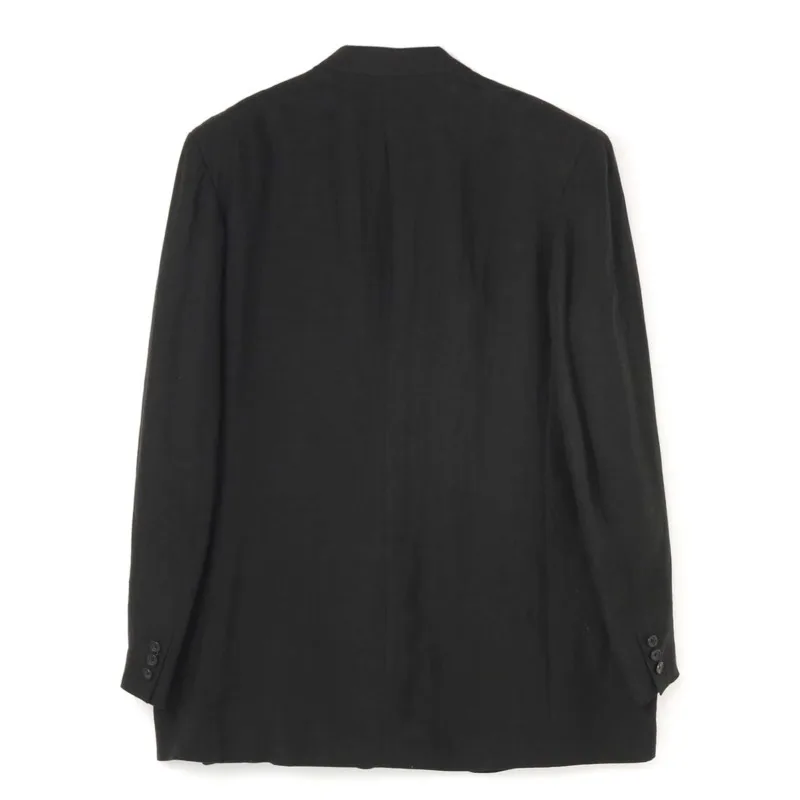 WVGA Spring Autumn New Man Tide Yamamoto Trendy Linen Blazer Niche Chic Casual Turn-Down Collar Long Sleeve Suit Coat Ins W13673