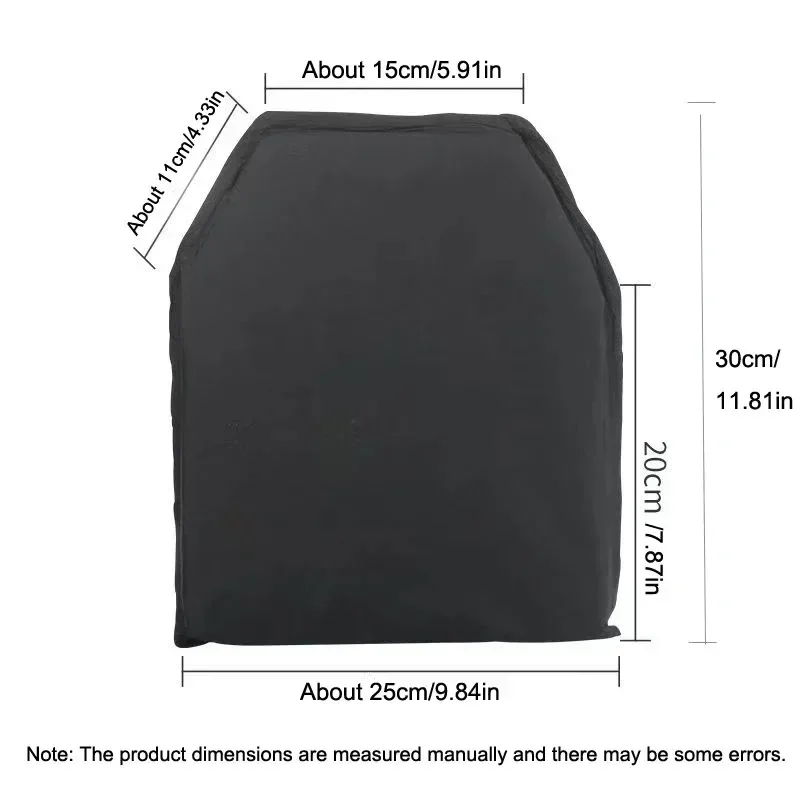 10''X12'' Flexible UHMWPE Soft PE Bulletproof Board Level NIJ IIIA GA3 Bulletproof Shooters Cut Armor Plate Tactical Body Armor
