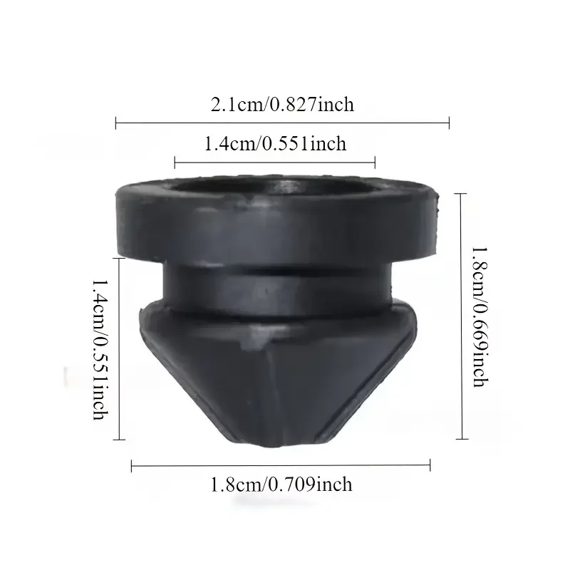 4pcs For Volkswagen Passat Golf Jetta Engine Buffer Lining Rubber Pad Engine Bonnet Hood Air Intake Filter Accessories 07C133588