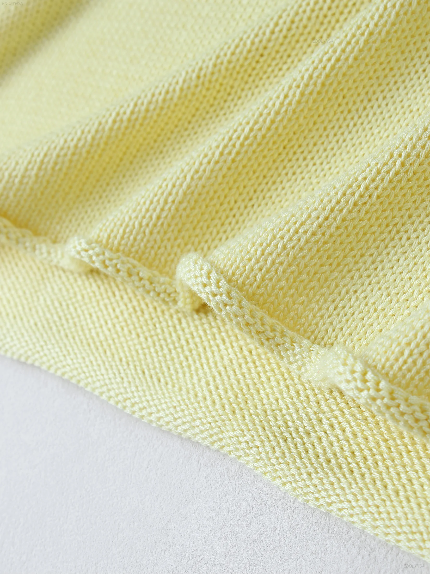 2025 Frauen Sommer Badeanzug Cover Up Sexy Butter Gelb Strand Mini Kleid Chic Träger V-ausschnitt Ärmellose Urlaub Party Kleider K215