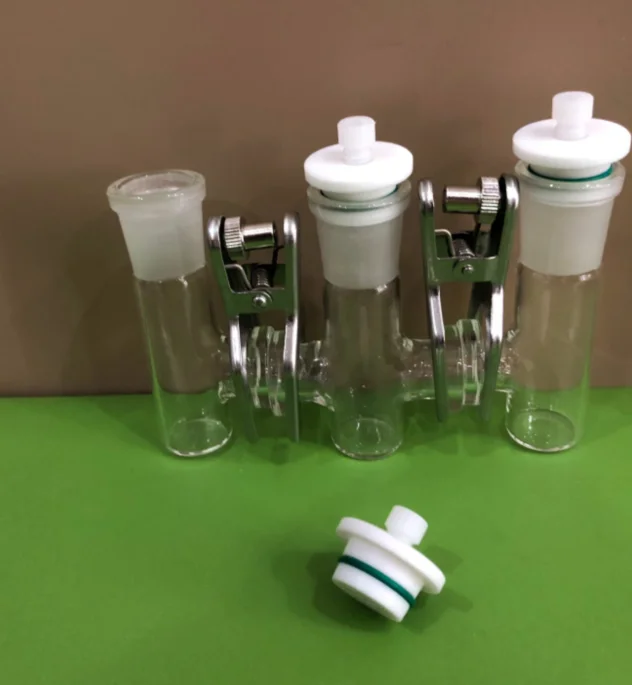 

H-shaped Sealed Electrolytic Cell 25ml Single 50ml Total Capacity Lab Equipment Durable