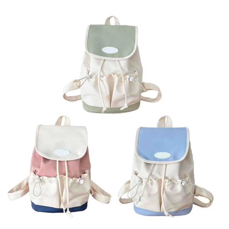 Mochila casual leve para meninas para escola viagens estética japonesa