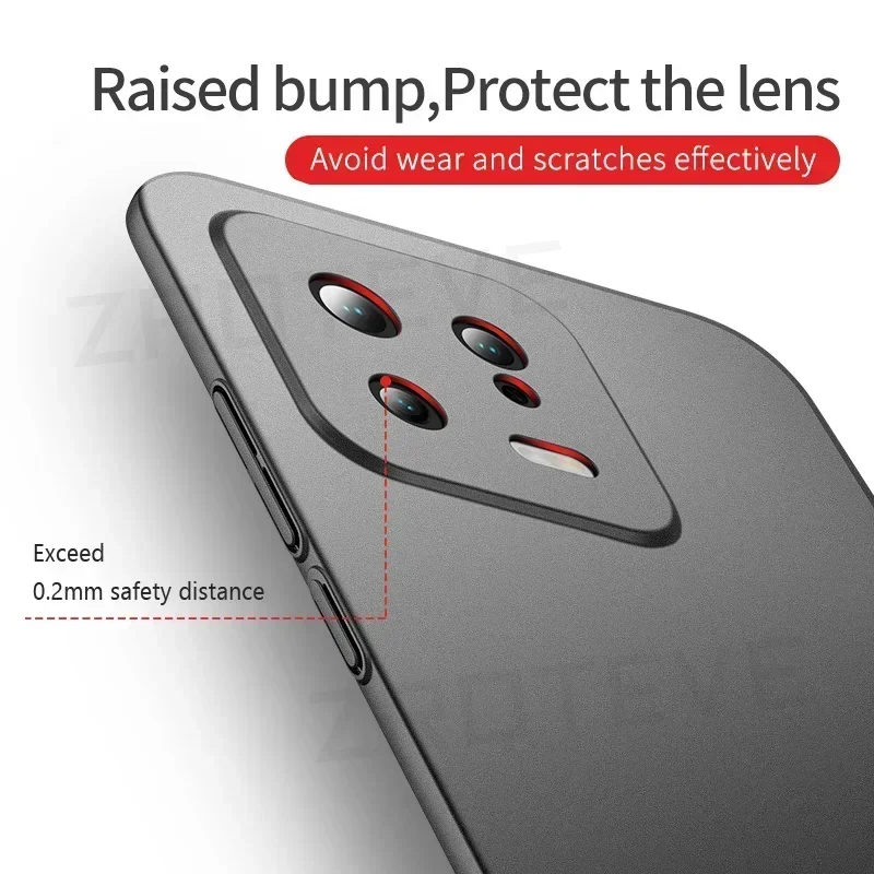 For Xiaomi13T Case ZROTEVE Ultra Thin Hard PC Matte Cover For Xiaomi 13T Mi 13 Lite Xiomi Mi13 T Mi13T Pro 5G Global Phone Cases