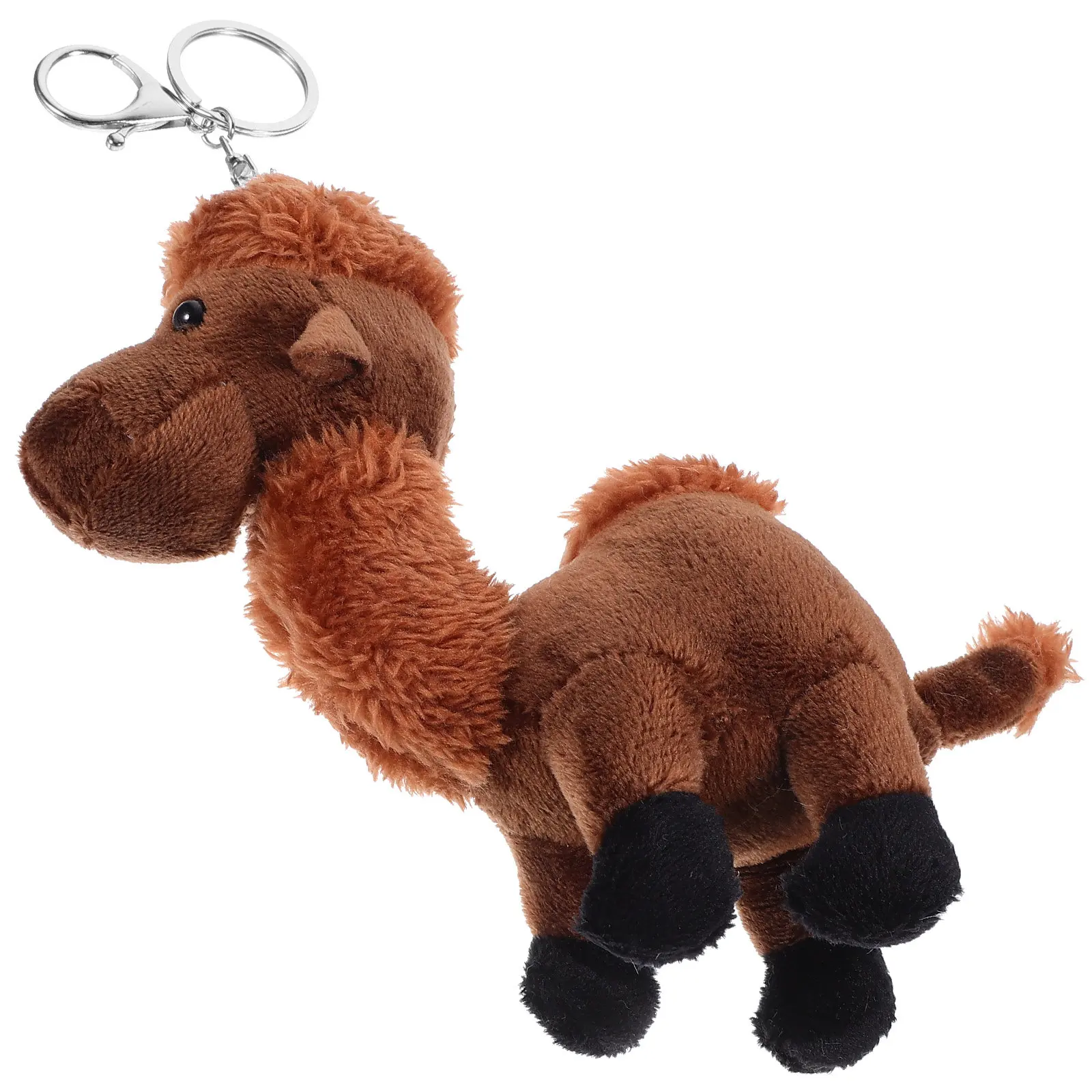 

1pc Camel Keychain Cute Stuffed Animal Pendant For Bag Backpack Car Keys Decorative Hanging Charm Purse Handbag Jewelry Gift