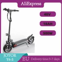 JOYOR Y6-S Adult Electric Scooter 500W EScooters 48V 18Ah Battery Up to 70KM Range 40Km/h Max Speed 10 Inch Wheel EScooter
