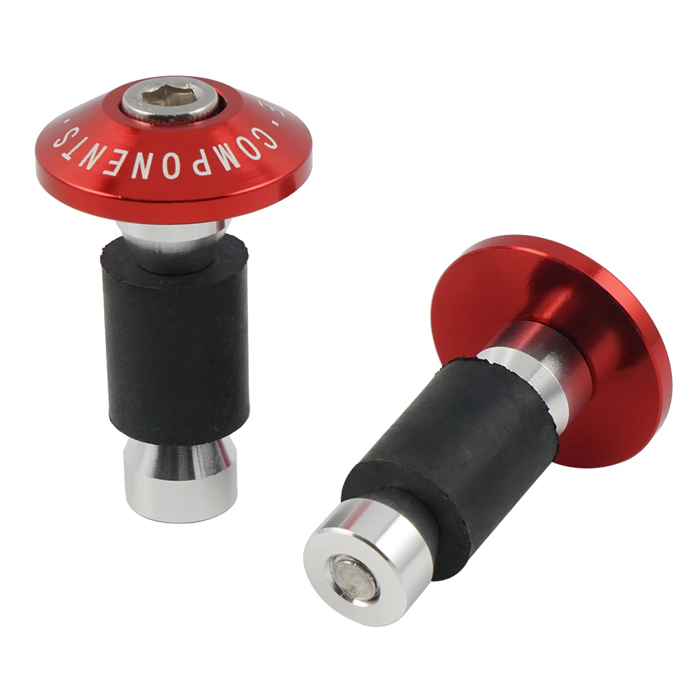 CNC Handlebar End Plugs For Honda CR CRF XR XL TRX Yamaha YZ WR 80 85 125 250 Motocross Enduro Adventures ATVs Scooters