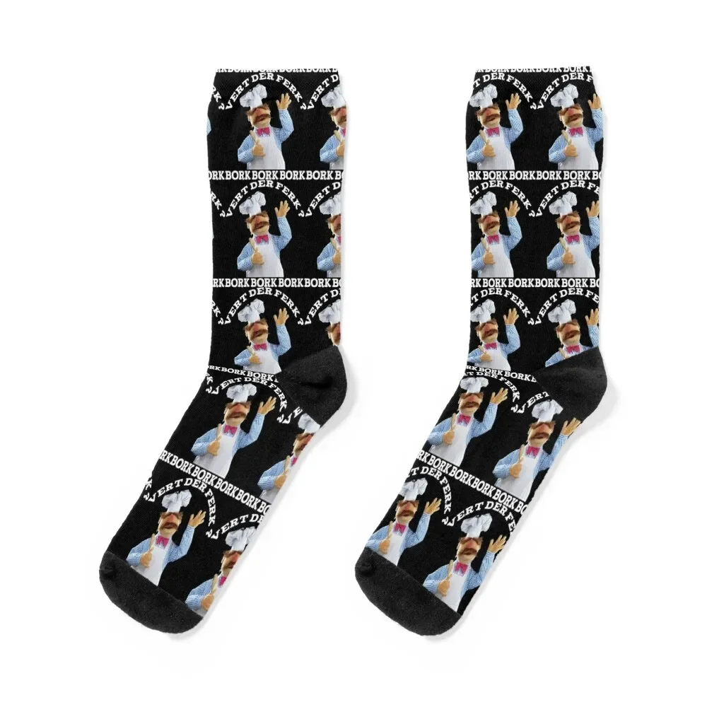 The Swedish chef bork Socks cycling Toe sports Ladies Socks Men's