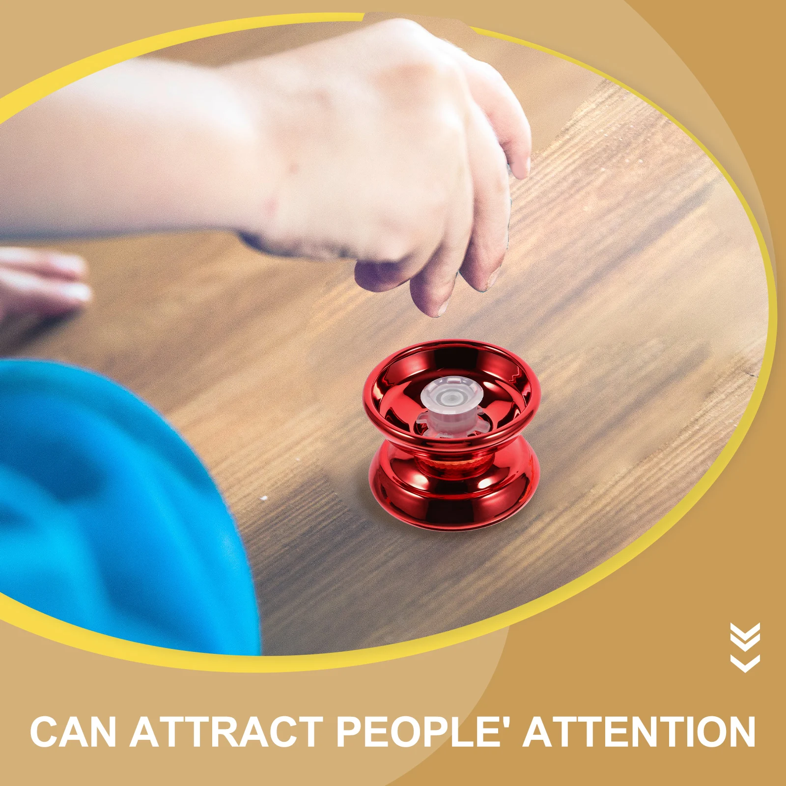 Alloy Yo-yo Professional Yoyo for Adults Trick Unresponsive Bearing Outdoor Metal Yo-yos Shaft Plastic