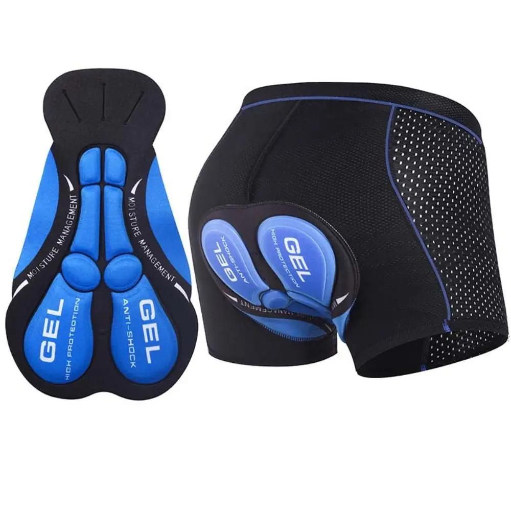 5D Gel Pad 5D Gel Pad Cycling Shorts Breathable Shockproof Bike Underwear Performance Comfortable Gel Padded Shorts