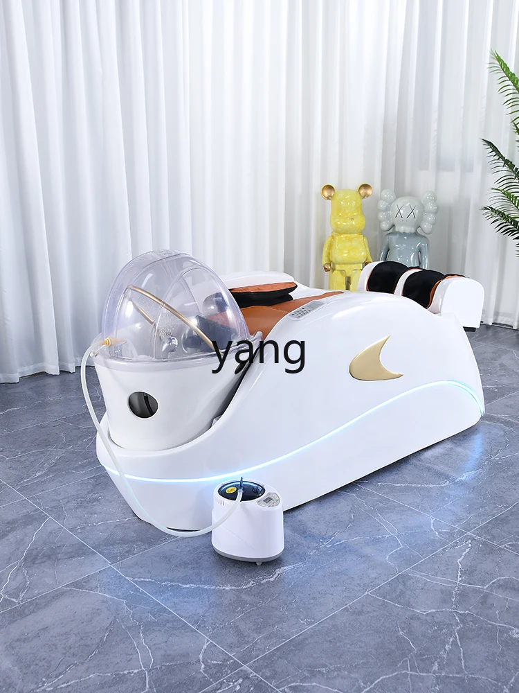 LMM High-End Barber Shop Intelligent Electric Automatic Massage Shampoo Bed Thai Head Therapy