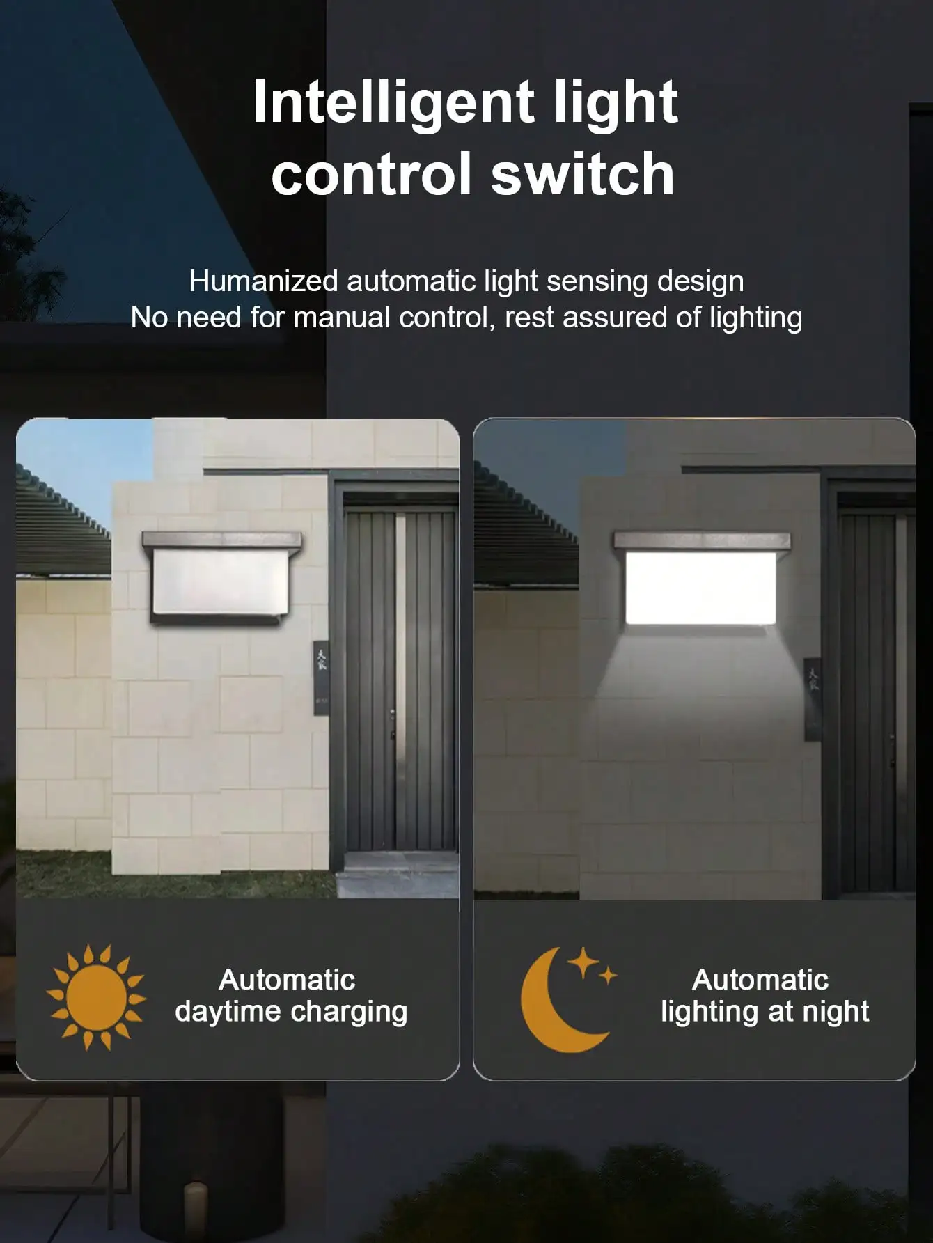 Solar LED Sunlight Reflector Wall Light: Outdoor Patio/Garden Lamp, Decorative, Warm AtmosphereSolar-Powered LED Reflector Wall