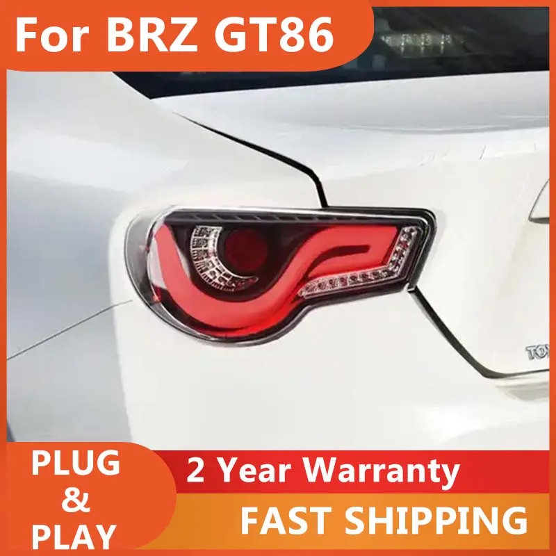 

Car Accessories for Subaru BRZ LED Tail Light 2012-2020 FT86 GT86 Tail Lamp Rear DRL Fog Brake Reversing Turn Signal