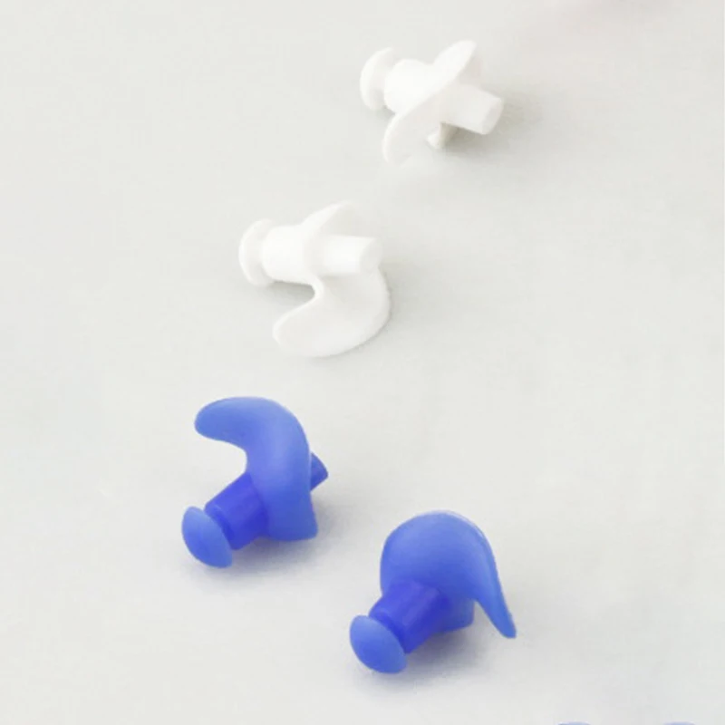 1 Pair Durable Earplugs Classic Delicate Texture Waterproof Soft Earplugs Silicone Portable Ear Plugs Swimming Accessories