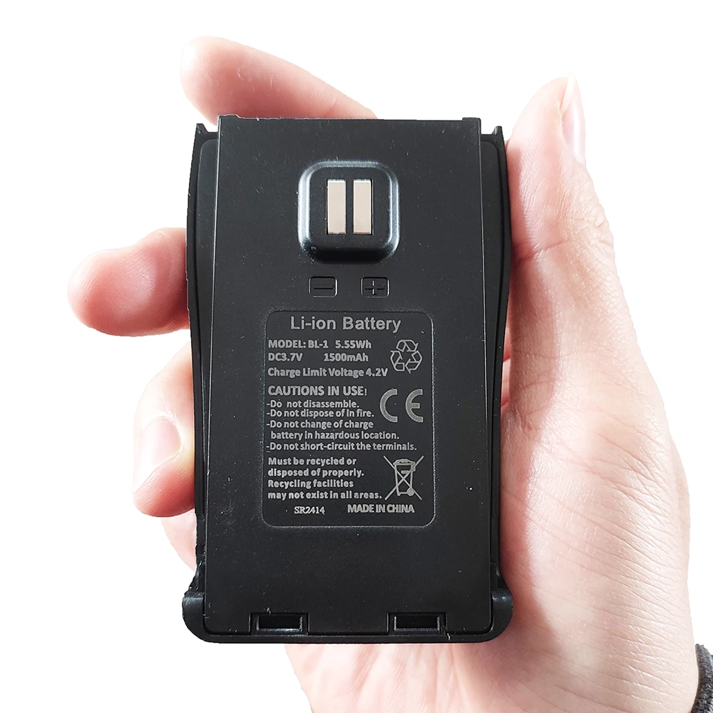 BAOFENG BF-888H Dedicated Li-ion Battery Model BL-1 1500mAh Support Type-C Charging BF888H Walkie Talkie Extra Battery BF 888H