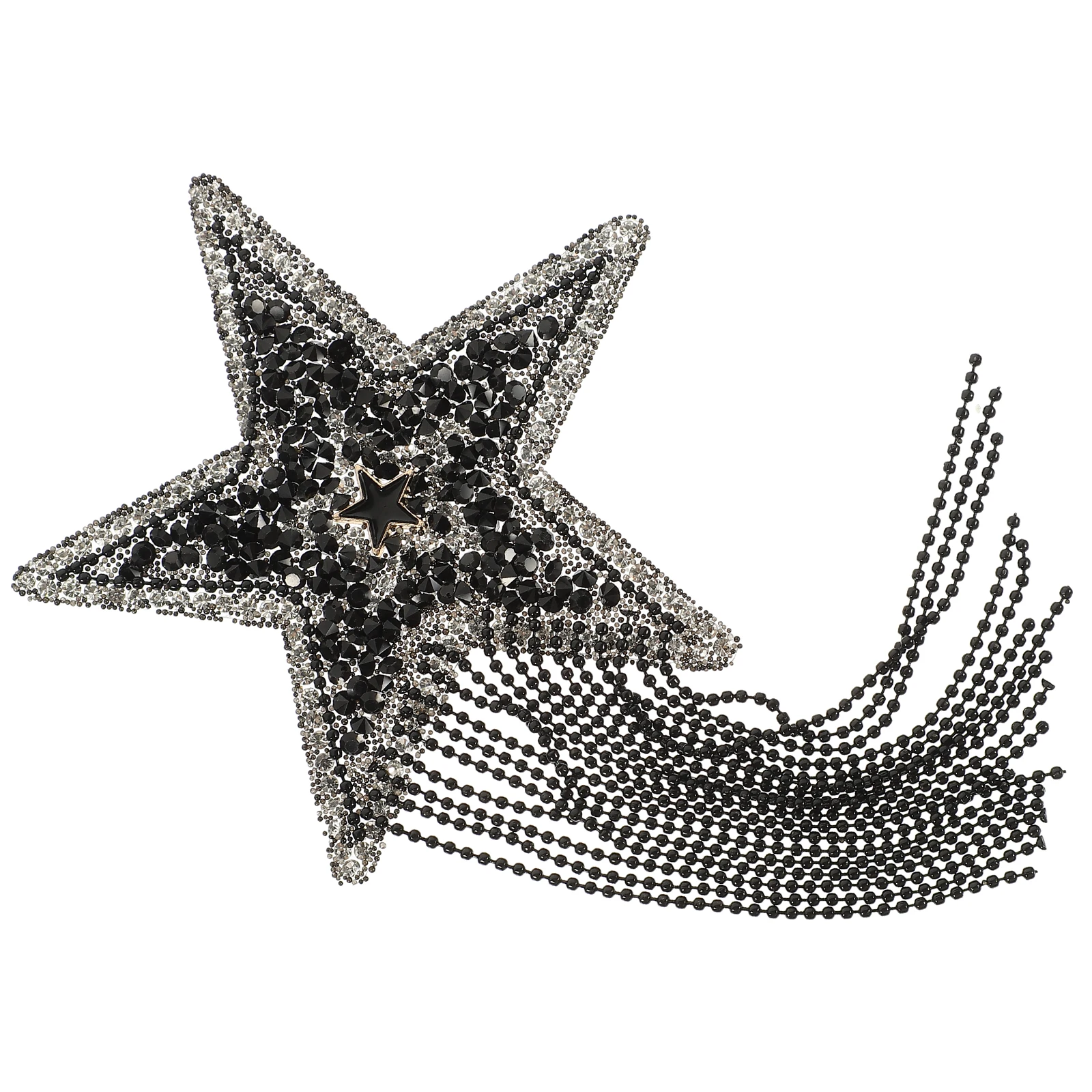 

Diamond Patch Cloth Star Shaped Applique Iron On Clothing Bling Resin Embellishment Sewing Decor Handicraft Accessory