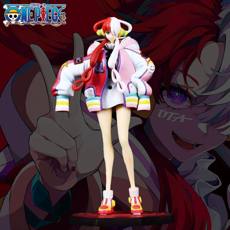 Figura de acción de una pieza de Anime de 24cm, edición de teatro Uta roja, modelo de colección de Pvc, estatuilla de juguete, decoración de coche, regalo