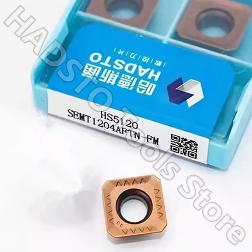 

SEMT1204AFTN-FM HS5120 SEMT1204AFTN HADSTO CNC blade carbide inserts Milling inserts turning tools 10pcs/box