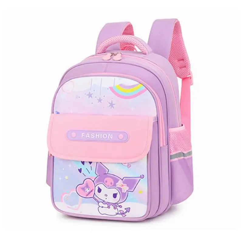 ed Kuromi Anime Cute Large Capacity Children Backpack School Bag with Cartoon Organizer for Students