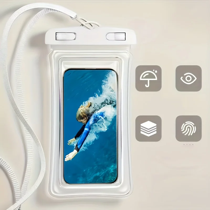 Wasserdichte Handyhülle, langlebige Dichtung, perfekt zum Surfen, schwimmender Airbag, Ihr Abenteuerbegleiter für Sommer-Outdoor-Sportarten
