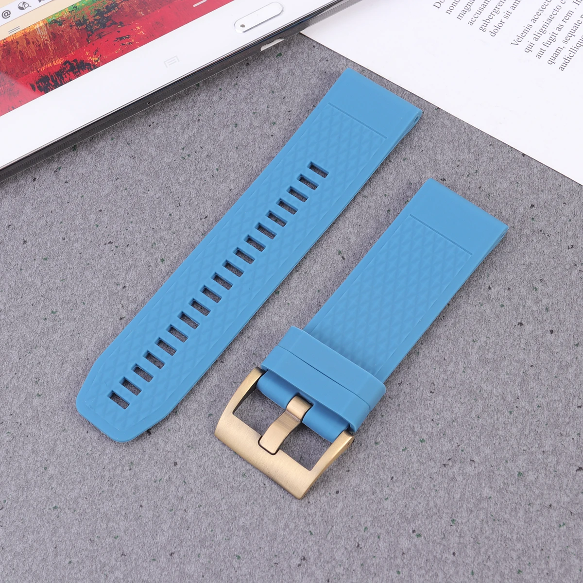 

Silicone Watchband for Men Fashion Replacement Breathable Watch Strap Wrist Band Compatible 5X 3 Soft