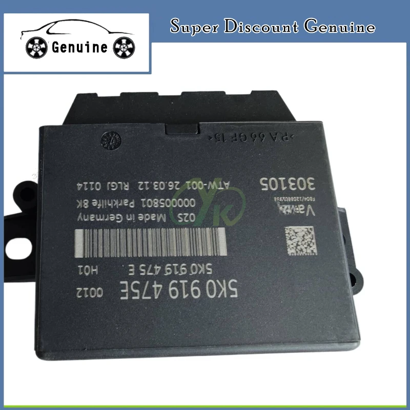 

Genuine For Vw Golf Mk6 Parking Ops 2009-2013 Reversing Radar Module Parking Assist System Control Assisted Parking 5k0919475e
