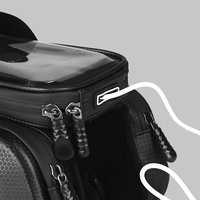 Bicycle Front Upper Tube Beam Bag Mountain Bike Phone Bag Touch-Screen Waterproof Hardshell Saddle Bag Riding Equipment ，G1020