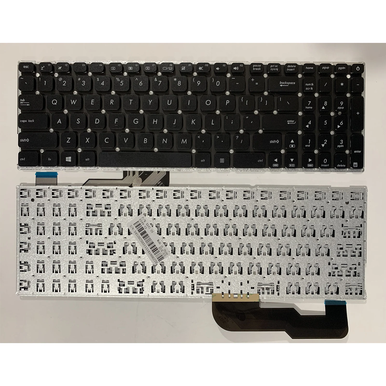 US RU SP UK layout for Asus R541U VM592/U/UJ/L/N X541 X541L/U X541S/SC/LA D541SC K541 A541U F541U R541 D541 D541S keyboard