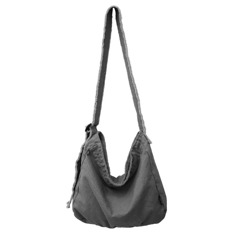 

Women Bag Large Capacity Crossbody Bag Canvas Bag Casual Bag Aesthetic Shoulder Bag Grunge Bag for Travel