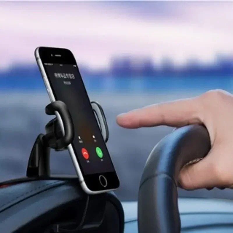 Car Phone Holder Stand Universal Dashboard Car Clip Mount GPS Bracket Car Mobile Phone Support in Car For iPhone Xiaomi Samsung image 5