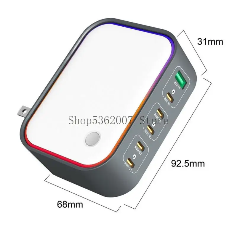 5C1A Desktop Charging Intelligent Power Distribution Fast Charging Adapter 40JB