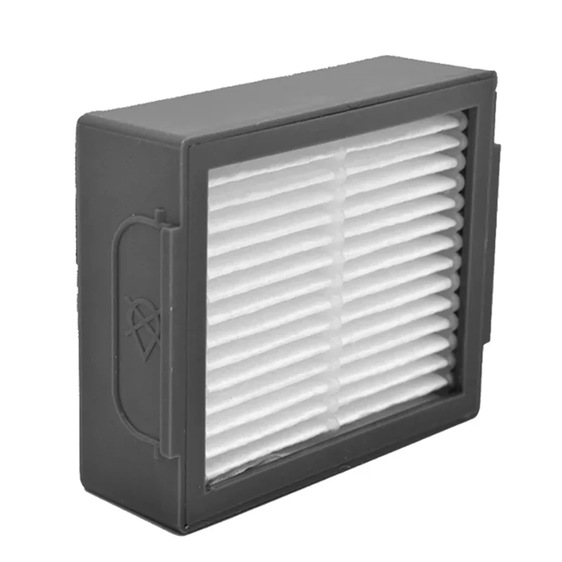 ลูกกลิ้งตัวกรอง HEPA ผ้าถุงหูรูดเศษผ้าที่แสดงไว้อุปกรณ์หุ่นยนต์กวาดพลาสติกสำหรับ iRobot Roomba Combo J9 + หุ่นยนต์ดูดฝุ่น