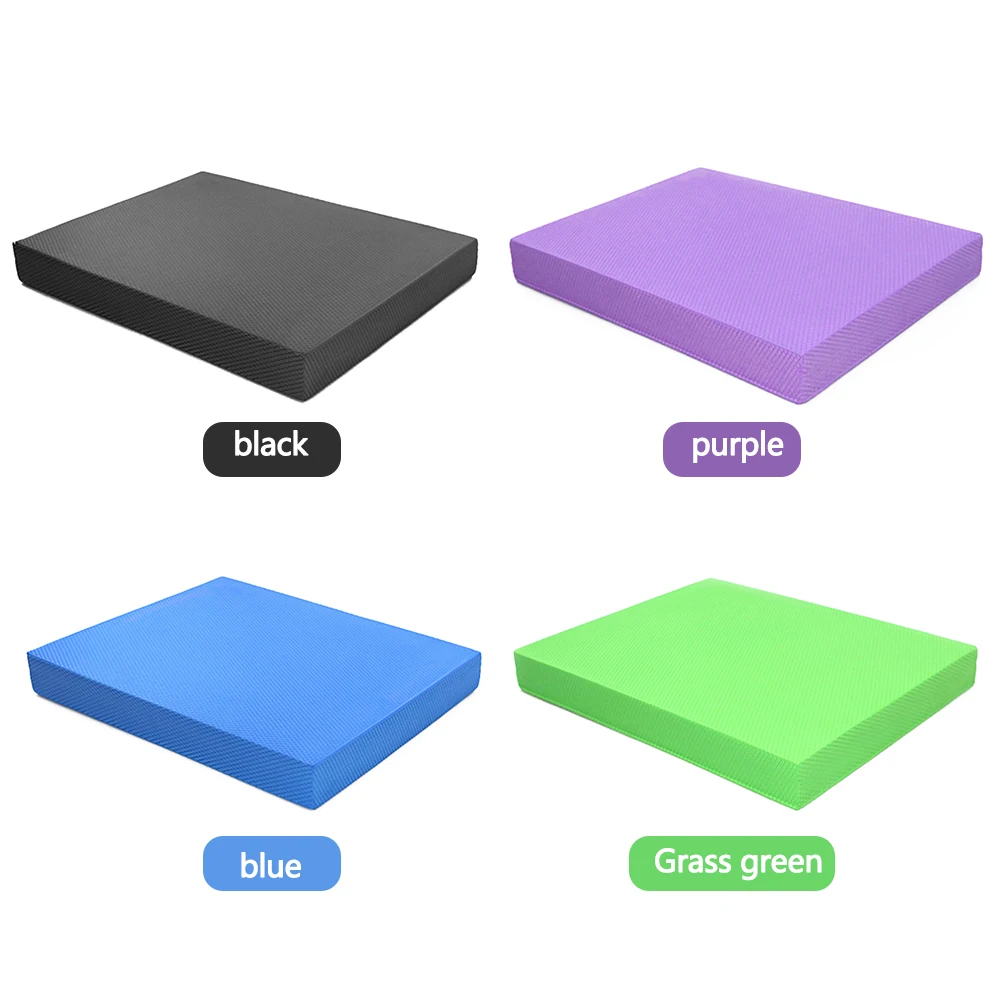 TPE اليوغا حصيرة لينة التوازن وسادة وسادة المدرب رياضة بيلاتيس كتلة اللياقة البدنية الركبة وسادة سميكة التوازن مجلس الإمدادات