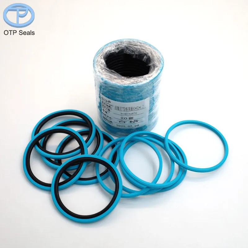 

Glyd Ring T-seal for hole Piston rod seals PTFE wear rings NBR O-Ring polytetrafluoroethylene non-standard factory customized