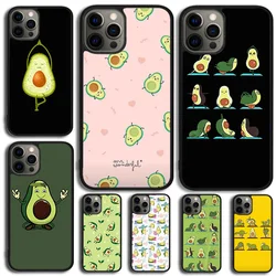 Avocado Yoga Phone Case For iPhone 17 Air 16 15 14 13 12 11 Pro Max Plus Max Cover Shell